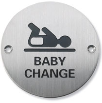 Door Sign Baby Changing 