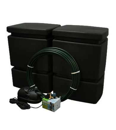 Rainwater Harvesting System Black1050 Litres