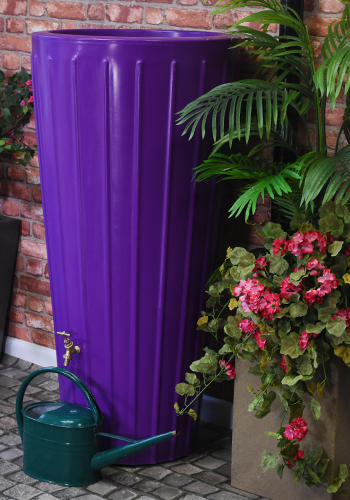Cosmo 200 Litre Water Butt Planter Purple