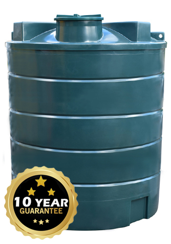 Green 25K water tank