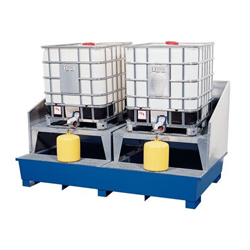IBC sump pallet TC-2A, painted steel