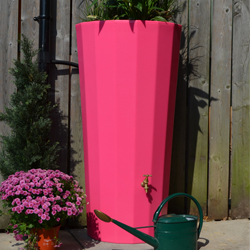 Metropolitan Water Butt Planter Pink