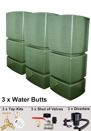 800 Litre Water Butt Sandstone 