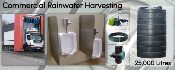 25,000 Litre Commercial Rainwater Harvesting System