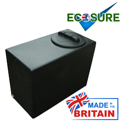 Small Water Tank 75 Litres Black