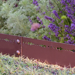 5 x 100mm Arrow Garden Edging - Premium - Brown