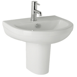 Revive Basin 570mm with Semi Pedestal