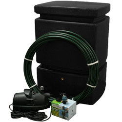 525 Litre Rainwater Harvesting System Black