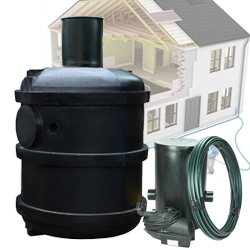 Easy HYDRO Rainwater Harvesting System 2800 litre