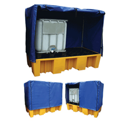 Ecosure Double IBC Bund with Frame and Cover