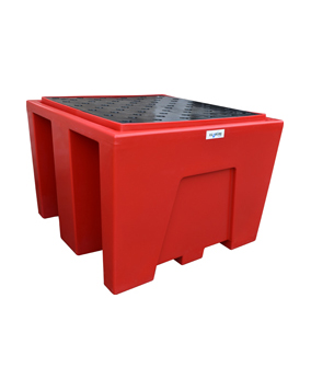 IBC Bund Pallet - Red c/w Grid comes with FREE Spill Tray
