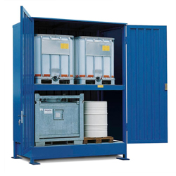 IBC Storage Container With Sliding Doors