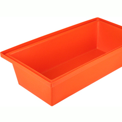 Dog Bath In Orange Large