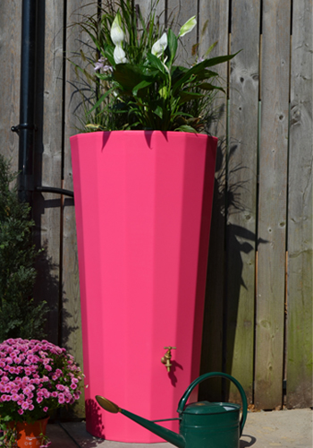 Metropolitan Water Butt Planter Pink (Temporary out of stock)