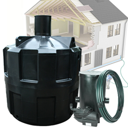 Easy HYDRO Rainwater Harvesting System 7000 Litres