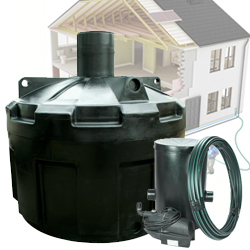 Easy HYDRO Rainwater Harvesting System 5000 litre