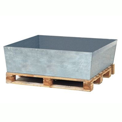Sump pallet Basic C, steel, without grid
