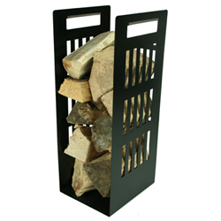 Tall 3 Line log store in black