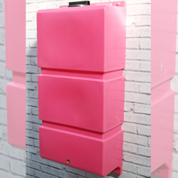 Wall Mounted Water Butt In Pink