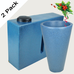 Planter and Water Butt Pack Bluestone