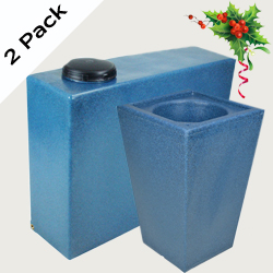 Water Butt and Planter Pack Bluestone