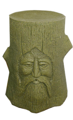 Wizard Log Head In Lime  
