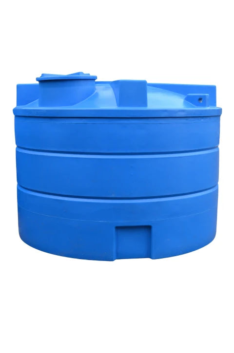 Water tank - 10000L Blue on a white background
