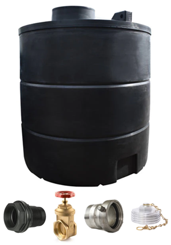 10,000 Litre Fire Tall Water Tank - BSRT