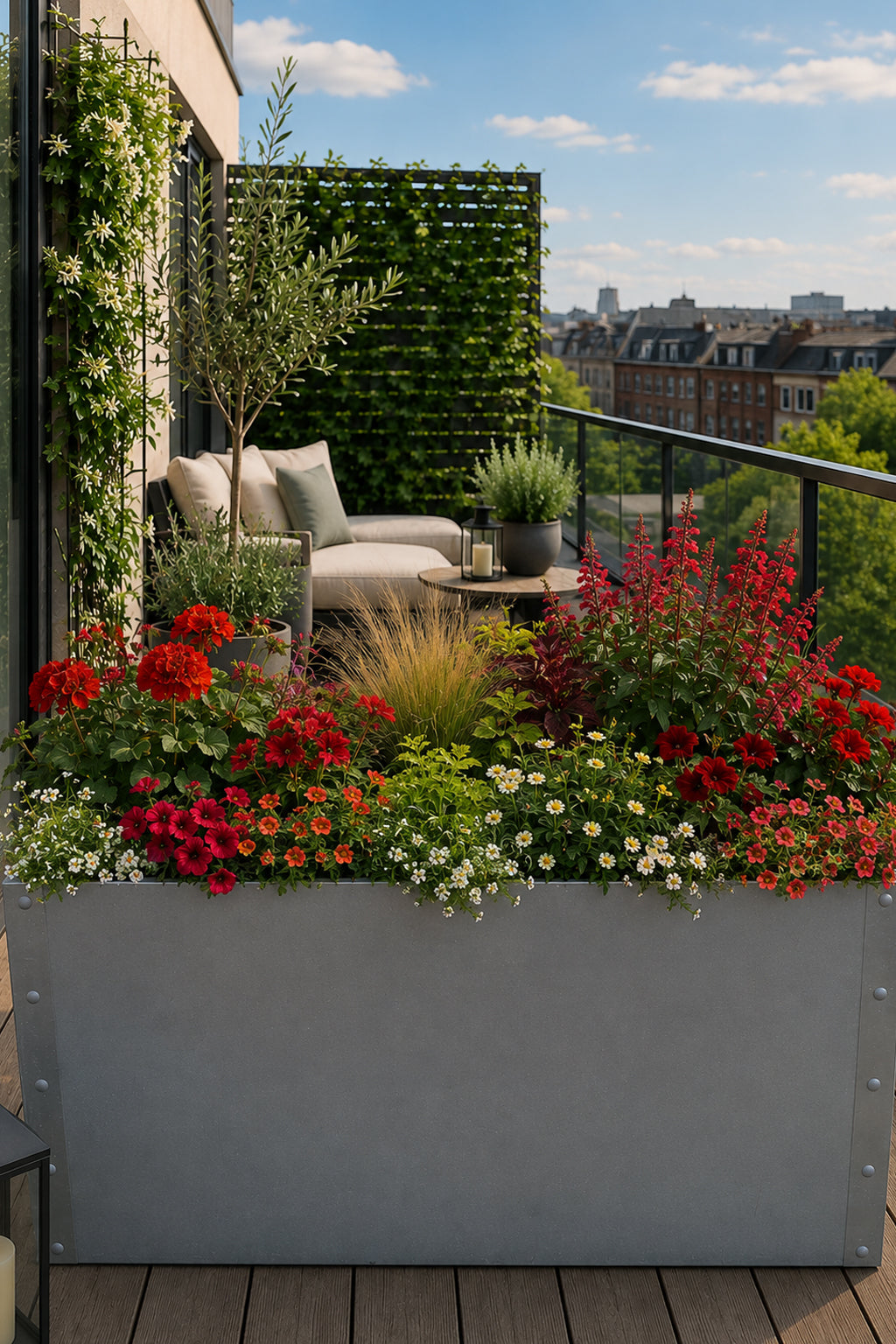 1200 x 600 x 600mm Raised Garden Bed Urban Style