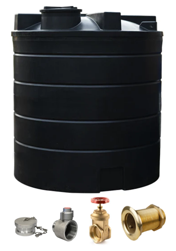 15,000 Litre Emergency Water Storage for Fire Fighting with 2.5" Instantaneous Connection