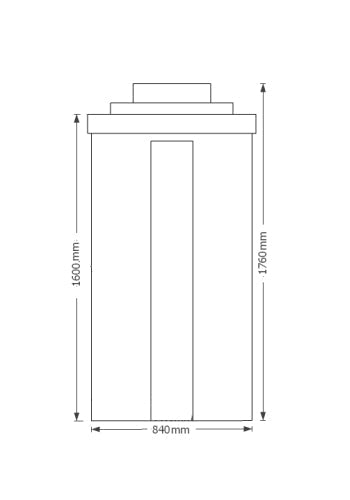1900 Litre Slimline Bunded AdBlue Tank