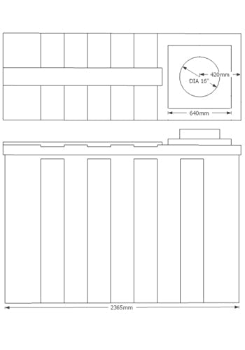 1900 Litre Slimline Bunded AdBlue Tank