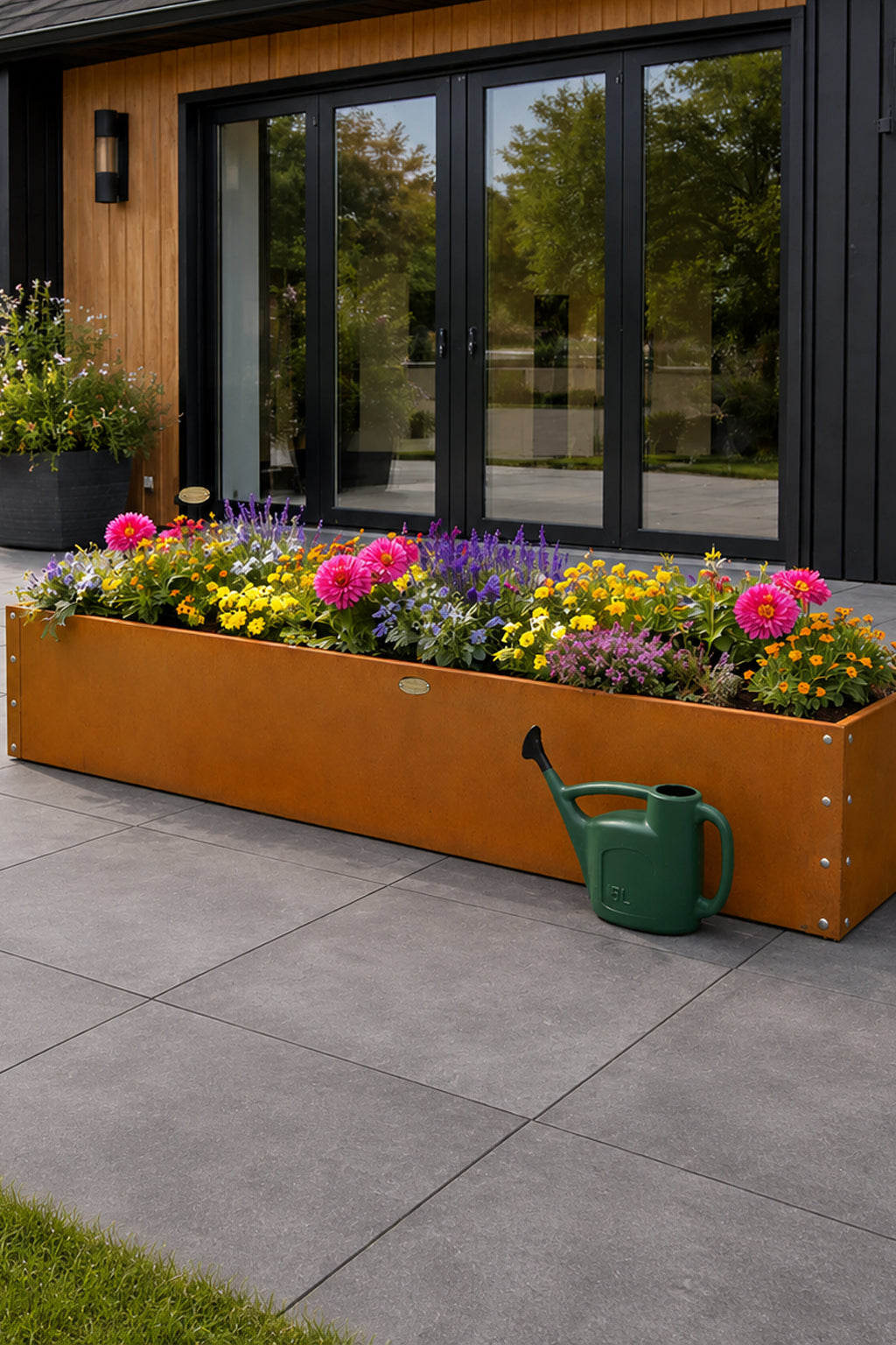 Corten Steel Raised Bed 2400 x 600 x 600mm