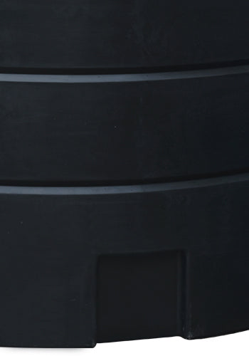 15000 Litre Cylindrical Water Tank - Non Potable - Black