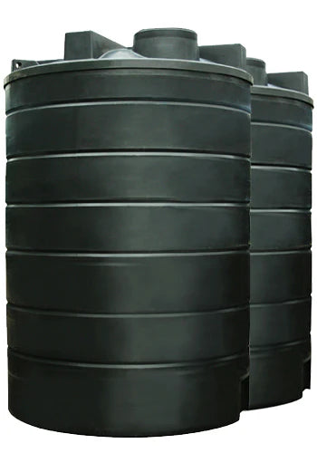2 x 25,000 Litre Industrial Water Tanks