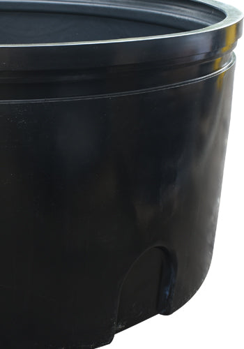 3400 Litre Open Top Tank Black