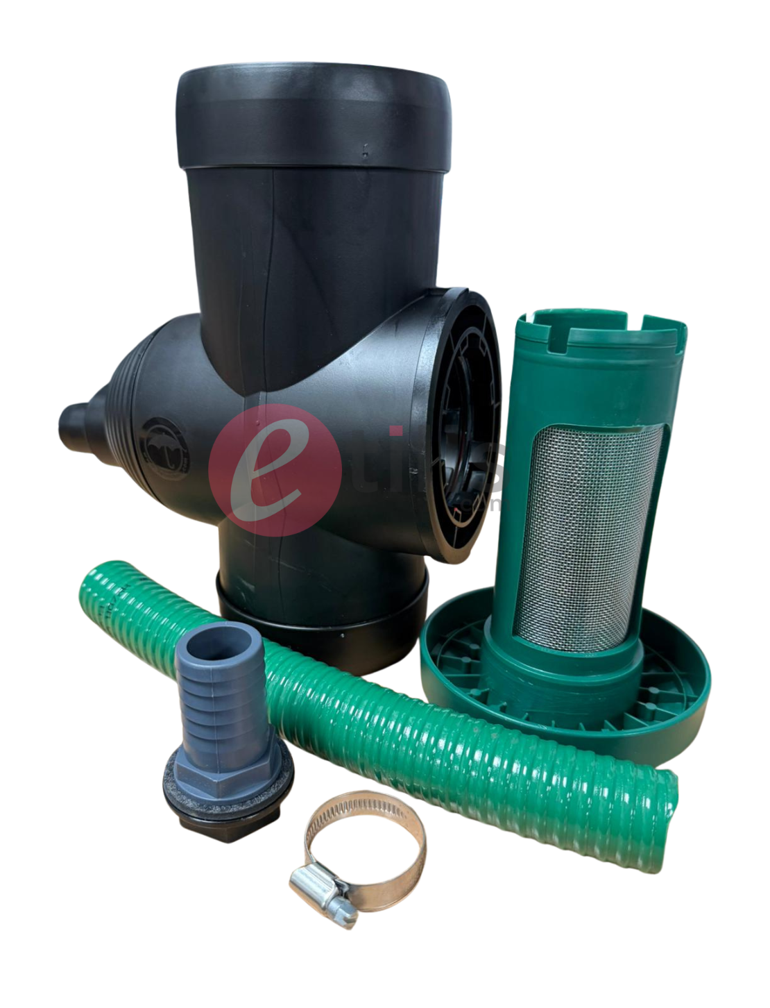 Downpipe Filter Diverter - Black