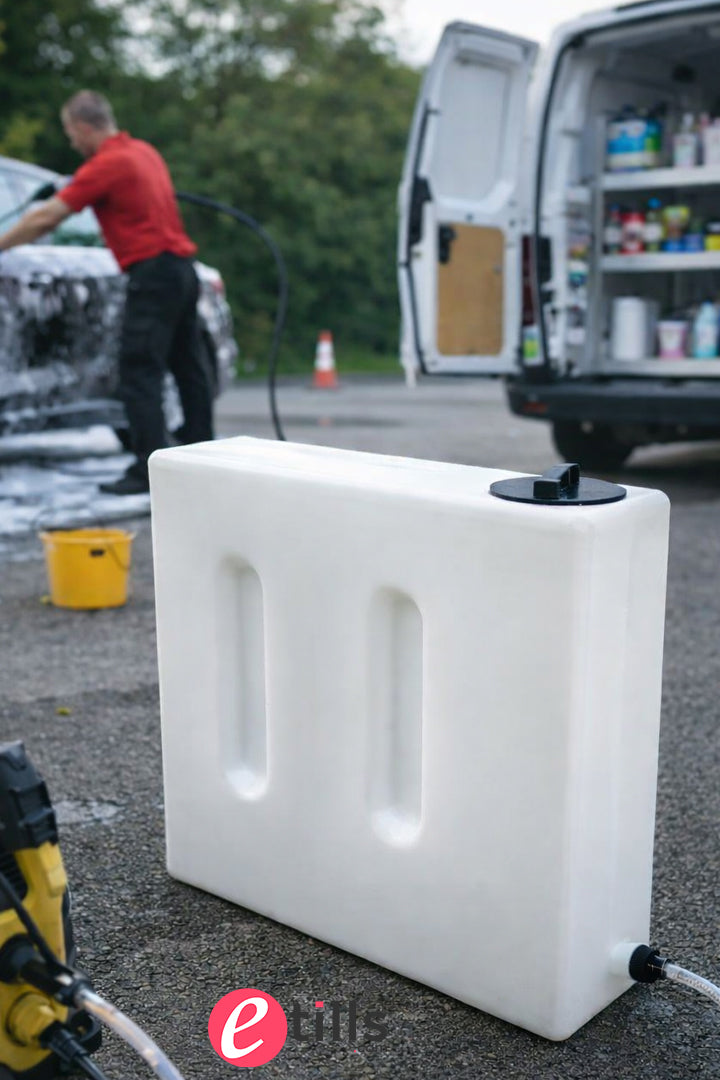 400 Litre Slimline Baffled Water Tank V1