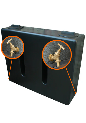 400 Litre Potable Water Tank V1 - Double Outlet