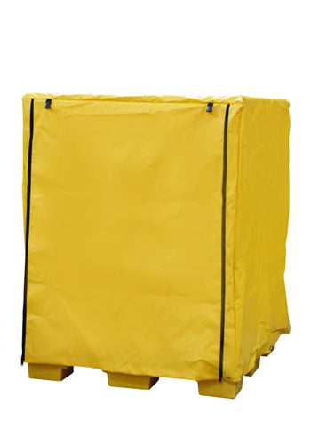 4 Drum Plastic Spill Pallet - PE Grid & Cover