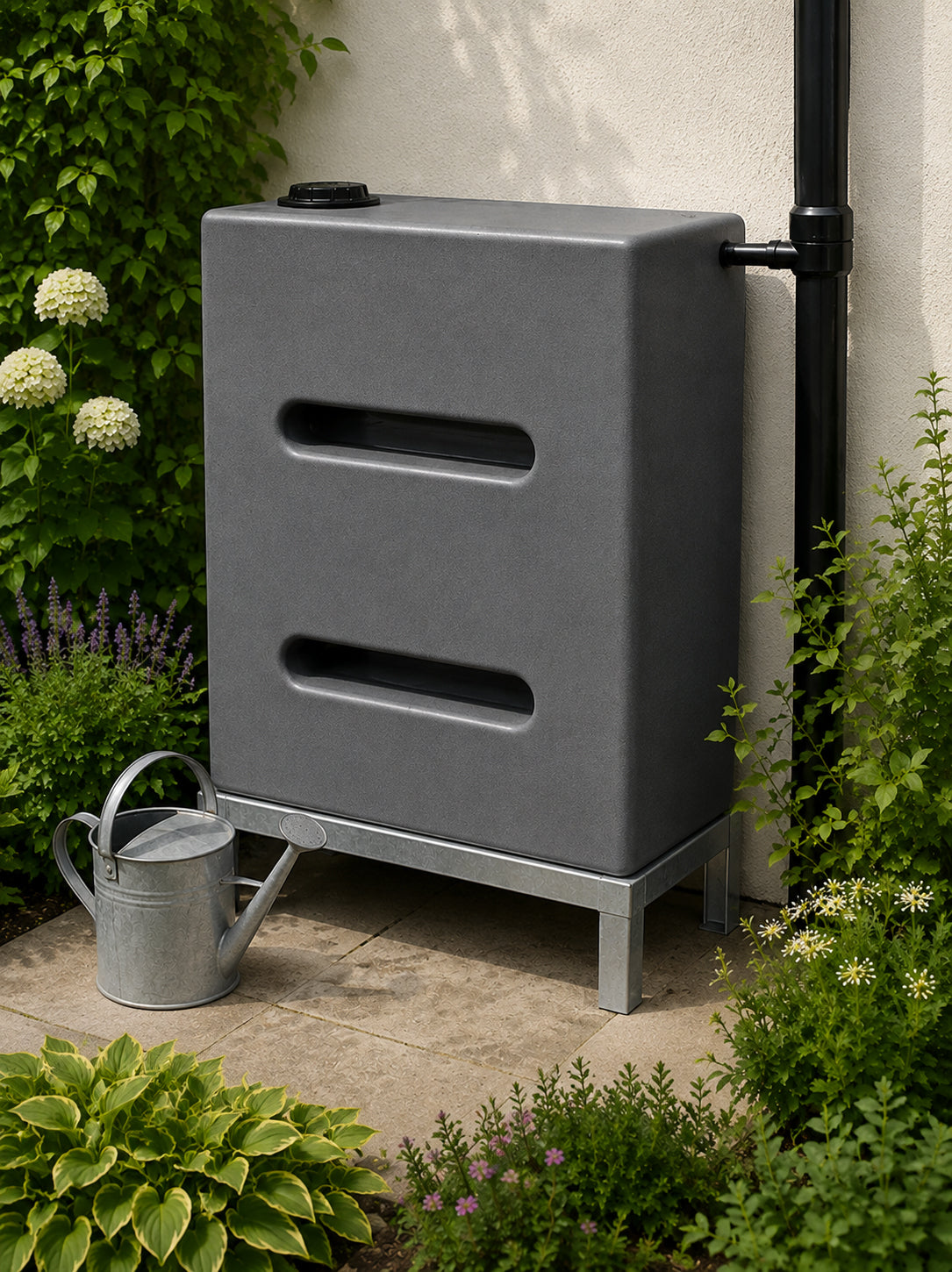 650 Litre Tall Water Butt V3 - Millstone