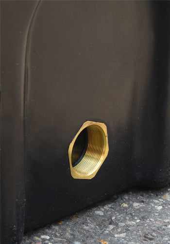 6250 Litre Cylindrical Water Tank - Non Potable - Black