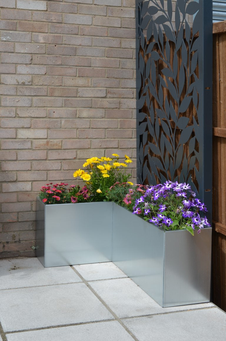 Large Raised Bed Corner Planter - L-Shaped 800 x 600