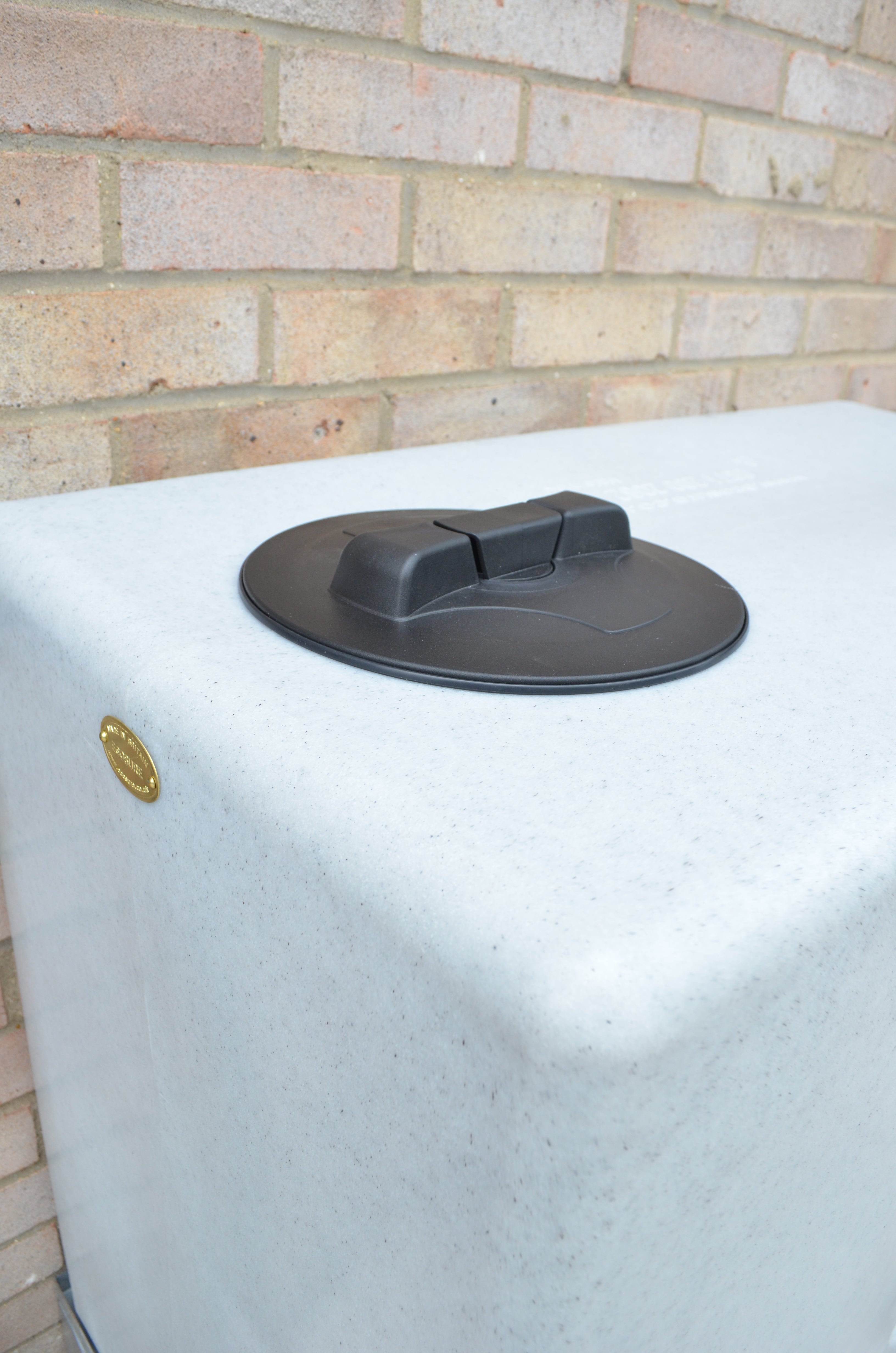 350 Litre Square Water Butt V1 - White Marble