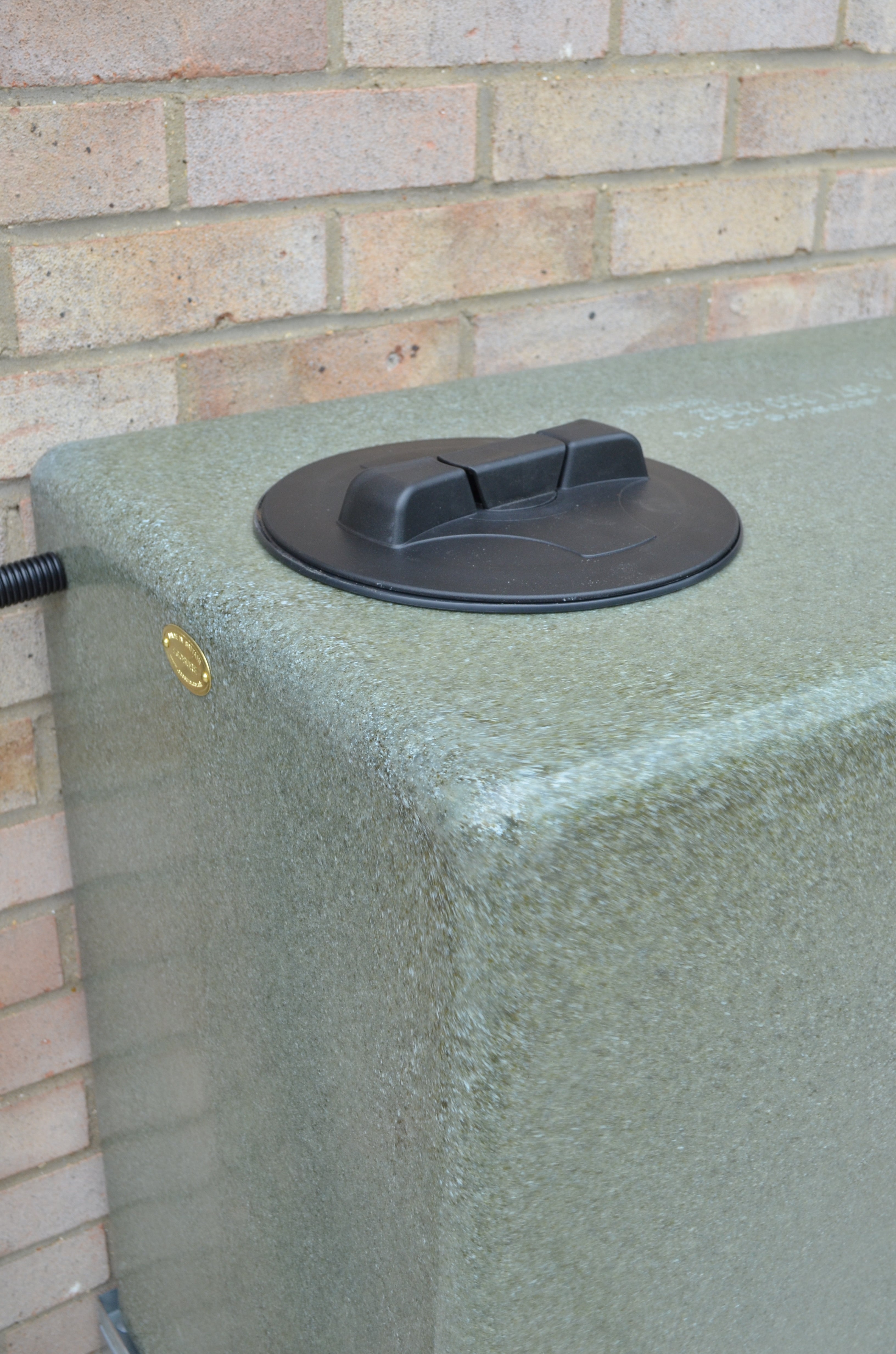 350 Litre Square Water Butt V1 - Green Marble