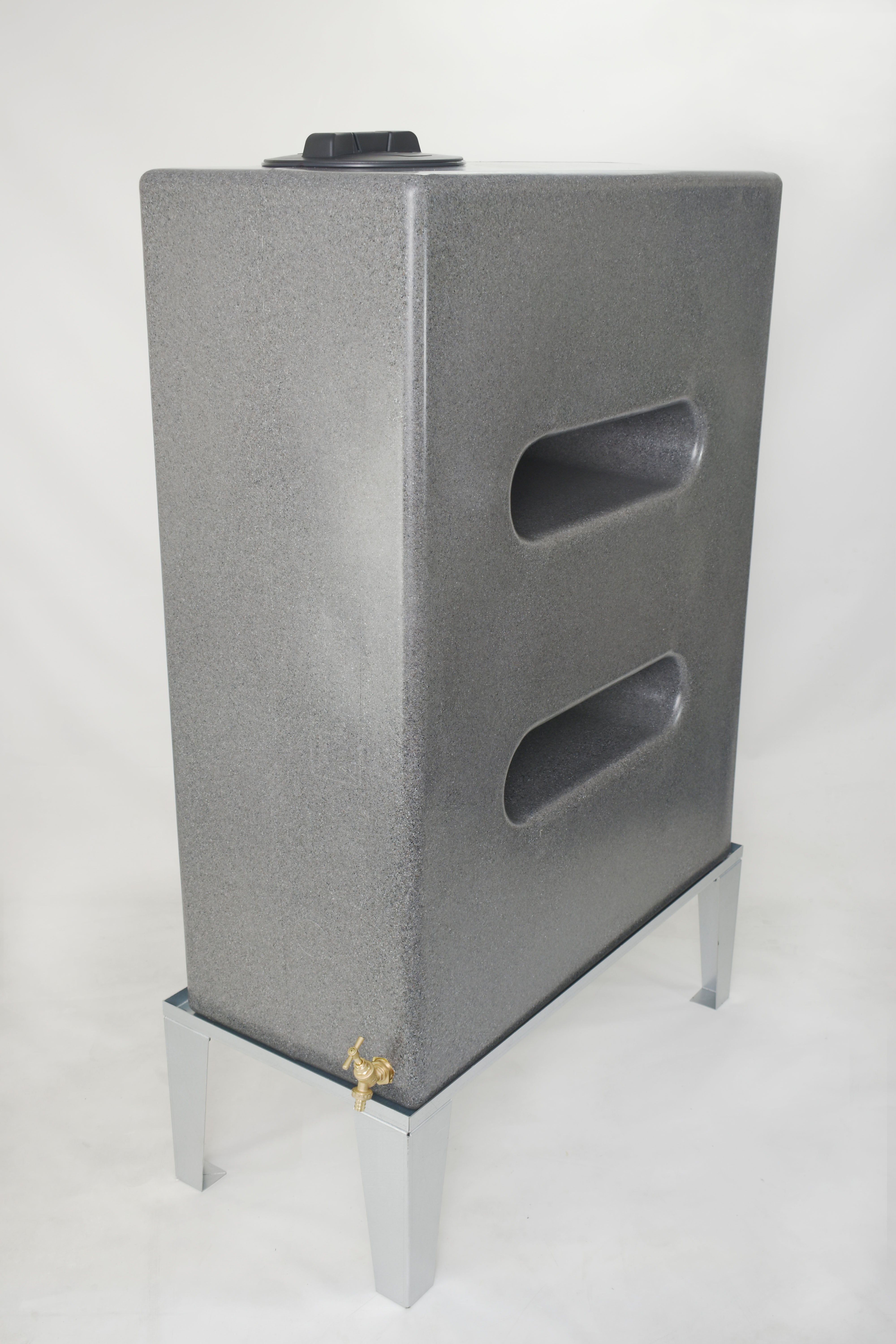 500 Litre Flat Pack Water Butt Stand V3 - Galvanised