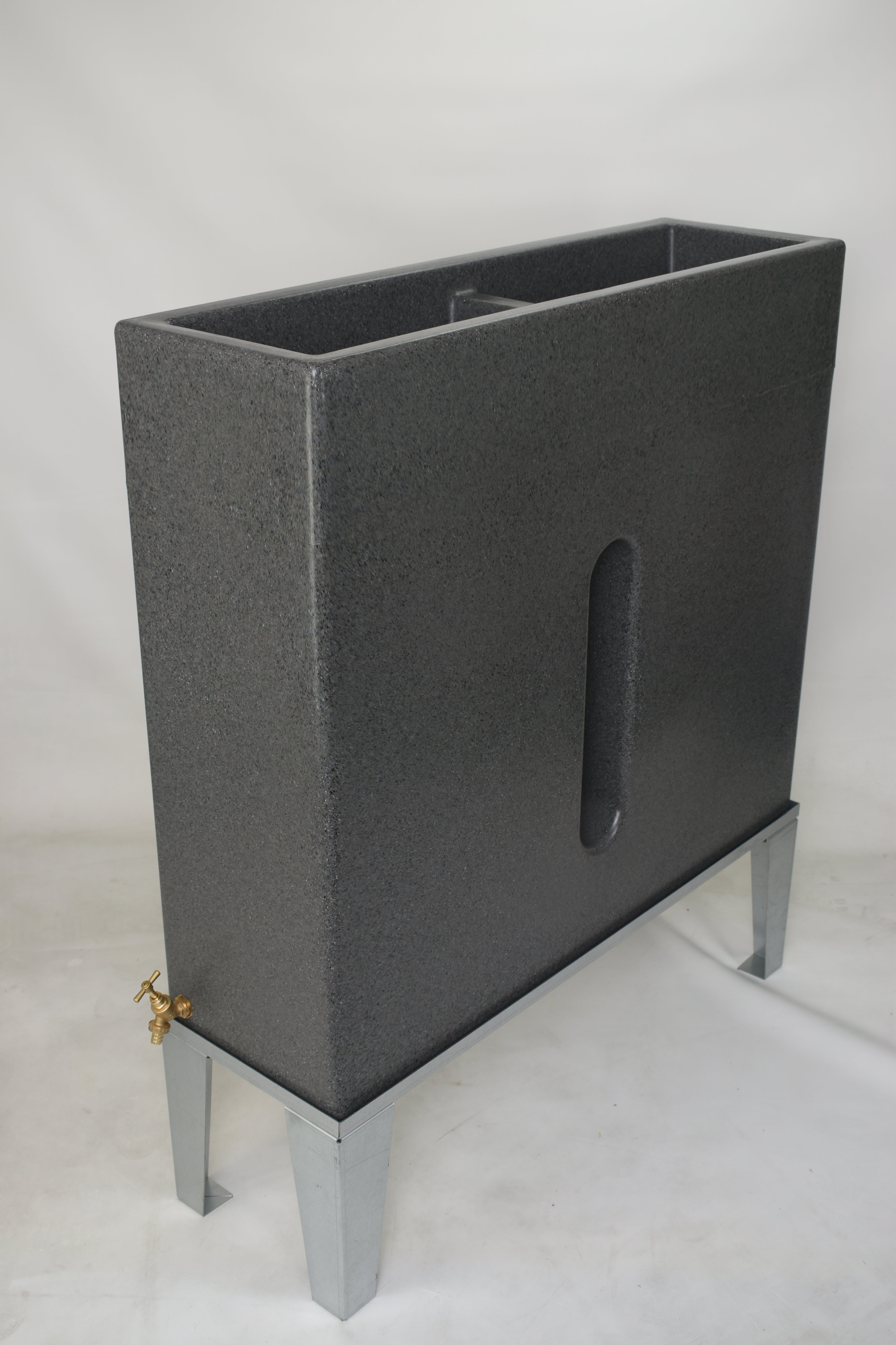 280 Litre Flat Pack Water Butt Stand - Galvanised