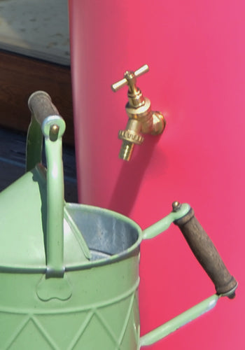 380 Litre Water Butt Planter In Pink - Big City