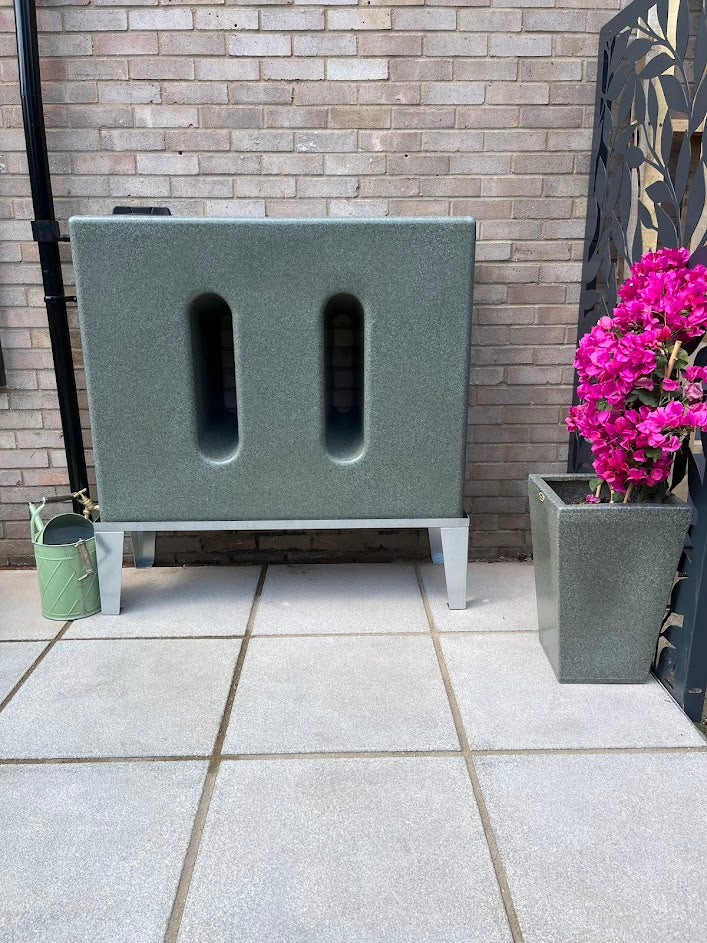 500 Litre Water Butt V1 - Green Marble