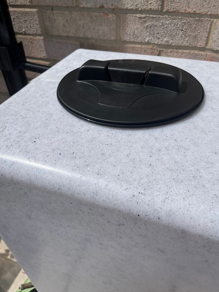 500 Litre Water Butt V1 - White Marble